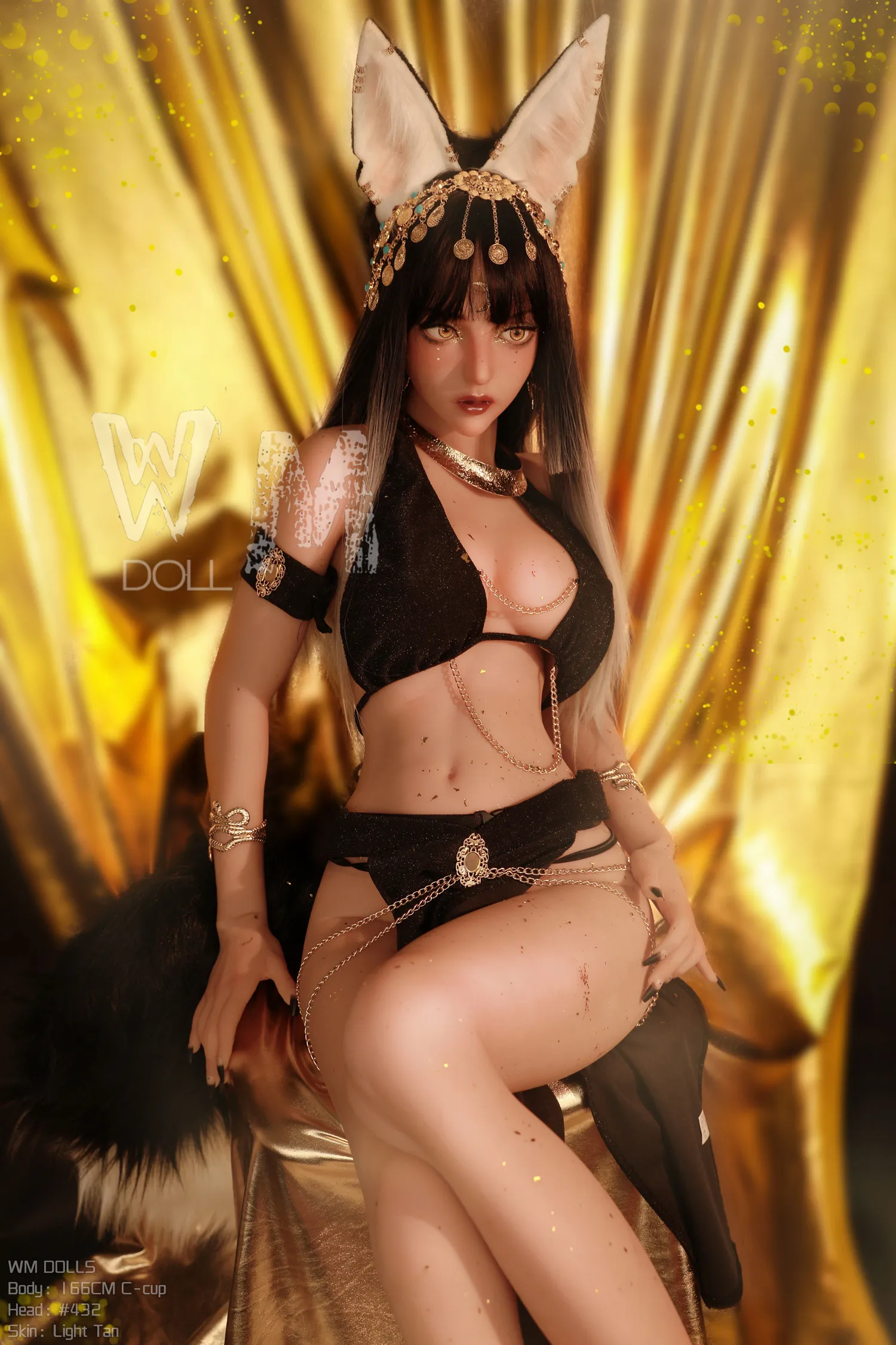 166cm (5ft5) C-Cup sex doll with metal skeleton S-TPE Sex Doll Head #432